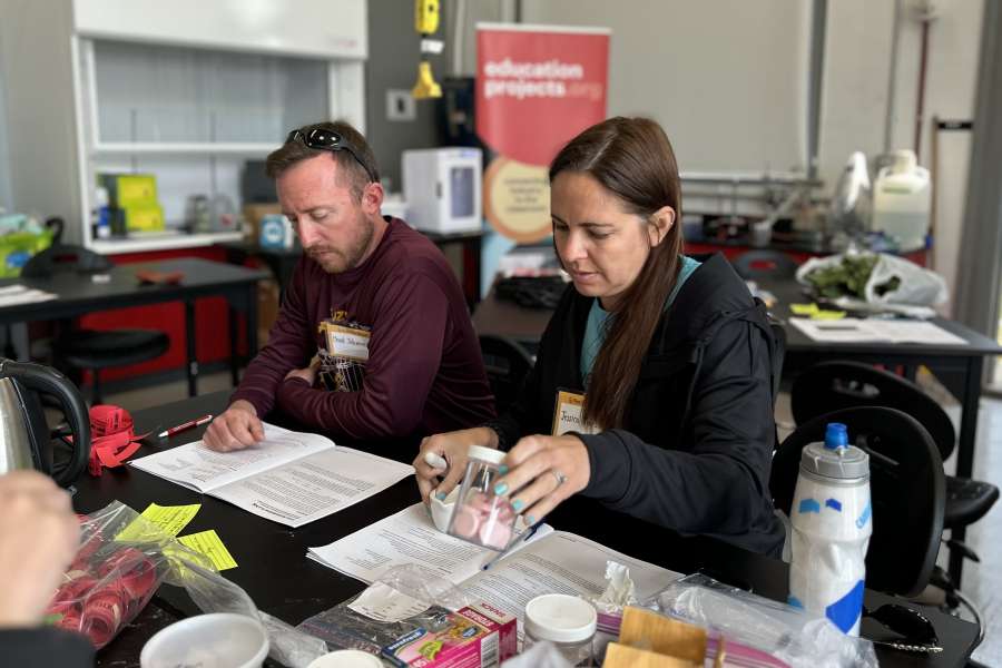 Chad Schwinnen Connects Biochemistry to Agriculture at New Albany High School